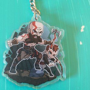 God of War 3 Keychain